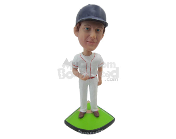 Custom Bobblehead Baseball Dude Holding A Ball In His Hand - Sports & Hobbies Baseball & Softball Personalized Bobblehead & Cake Topper Custom Bobblehead Baseball Dude Holding A Ball In His Hand - Sports & Hobbies Baseball & Softball Personalized Bobblehead & Cake Topper